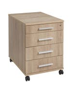 Rechthoek bureau Executive, 210 x 90 cm, midden eiken, Overige plaatsen, Ophalen of Verzenden, Nieuw in verpakking, Bureau