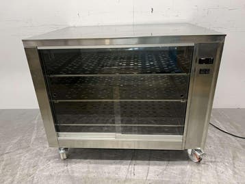 RVS Warmhoudkast Warmtekast voor gegrilde kippen 2 x 2, Ophalen of Verzenden, Nieuw zonder verpakking