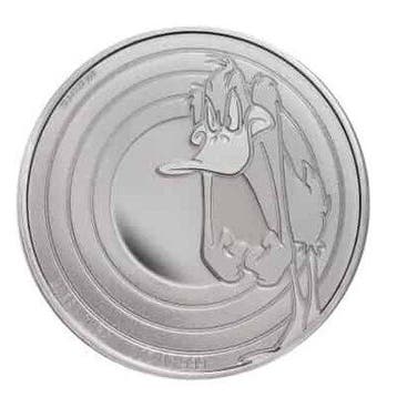 Samoa Looney Tunes - Daffy Duck 1 oz 2022 (15.000 oplage), Verzenden, Losse munt, Zilver