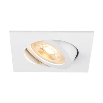 SLV NEW TRIA inbouw spot vierkant 82x82mm GU10 kantelbaar, Verzenden, Nieuw, Overige fittingen