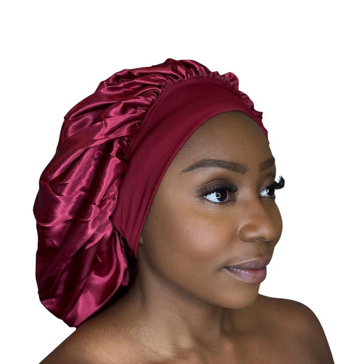 Satijnen Haar Bonnet - Rood (Satijnen Slaapmuts ), Sieraden, Tassen en Uiterlijk, Uiterlijk | Haarverzorging, Nieuw, Ophalen of Verzenden