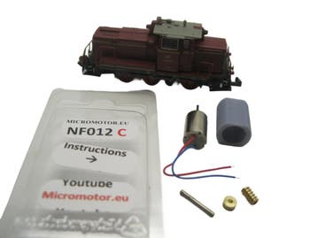 micromotor NF012C ombouwset voor Fleischmann V60, BR 346,, Overige merken, Gelijkstroom, Verzenden, Overige typen