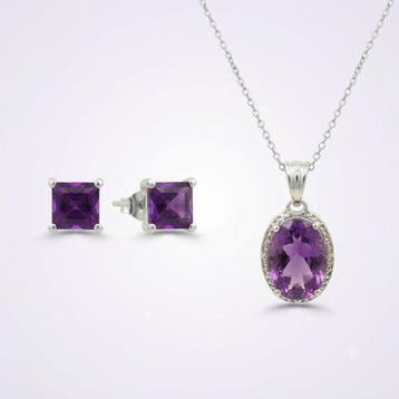 Zonder minimumprijs - 2-delige sieradenset Zilver - 10.22ct., Sieraden, Tassen en Uiterlijk