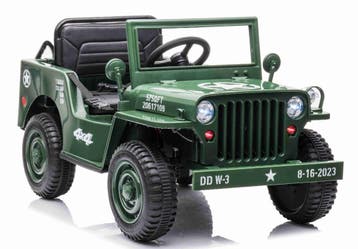 Jeep Army, Willys  jeep, 4wd, eva, leder, BlueTooth, JH-103, Ophalen of Verzenden, Nieuw