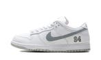 Nike SB Dunk Low Supreme 94 White Metallic Silver, Nieuw