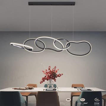Moderne LED Plafondlamp Ring Design - Dimbare Hanglamp voor, Verzenden, Nieuw