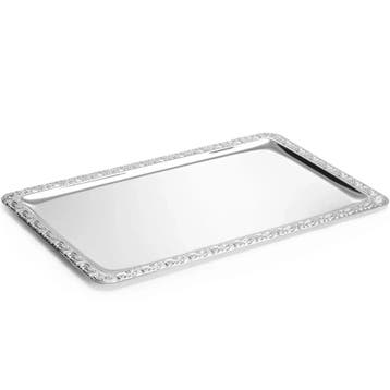 Vitrineplateau | RVS | 1/1 GN | Decoratieve Rand | 530x325mm, Verzenden, Nieuw in verpakking