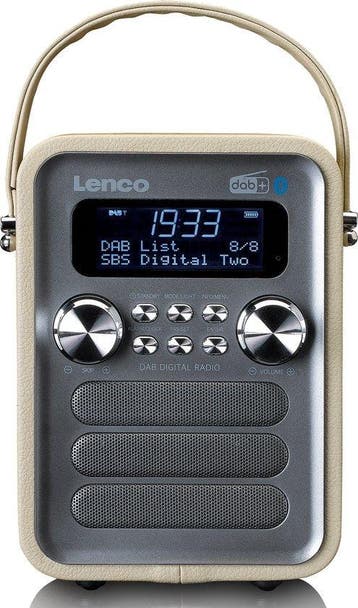 Lenco Radio met oplaadbare Batterij - Draagbare DAB Radio -, Verzenden, Zo goed als nieuw