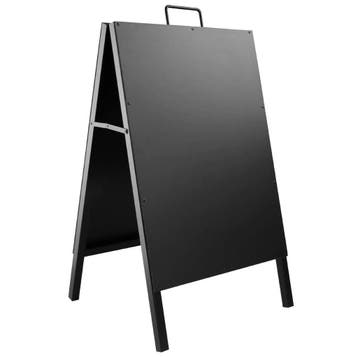 Krijtstoepbord | Staal | Zwart | Weerbestendig |, Verzenden, Nieuw in verpakking