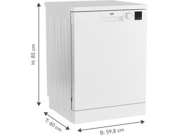 Beko DFN04321W - Vrijstaande Vaatwasser - 13 couverts - Wit, Witgoed en Apparatuur, Verzenden, Zo goed als nieuw