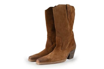 Bronx Cowboy laarzen in maat 41 Bruin, Kleding | Dames, Schoenen, Bronx, Bruin, Verzenden, Zo goed als nieuw