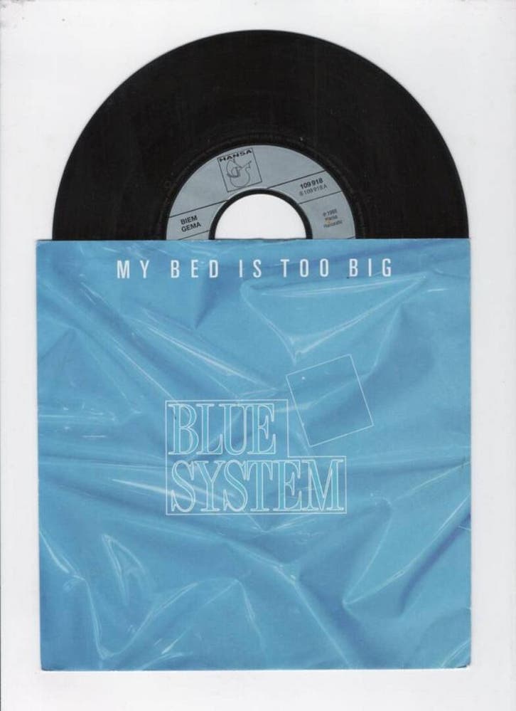 Blue System – My Bed Is Too Big / (Instrumental) (1-7-Vinyl, Cd's en Dvd's, Vinyl Singles, Ophalen of Verzenden