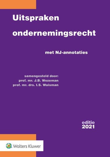 Uitspraken ondernemingsrecht 2021 9789013152982, Boeken, Verzenden, Gelezen