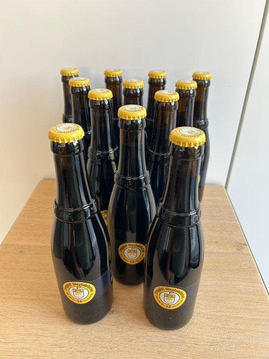 Westvleteren - XII - 33cl - 12 flessen, Verzamelen, Wijnen