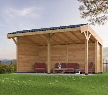 DHZ Kapschuur Douglas 600 x 300 cm, Tuin en Terras, Tuinhuizen, Nieuw