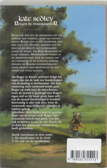 De staf van de marskramer / Roger de marskramer / 2, Boeken, Detectives, Verzenden, Gelezen, Kate Sedley