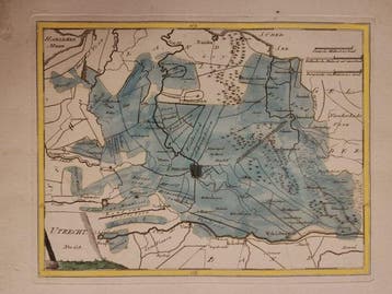 Nederland - Utrecht - Algemene kaart met de districten van, Nieuw