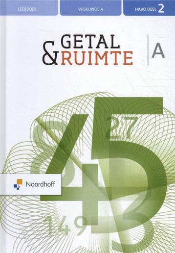 9789001735333 Getal  Ruimte Wiskunde A. Havo deel 2 leerboek, Verzenden, Zo goed als nieuw