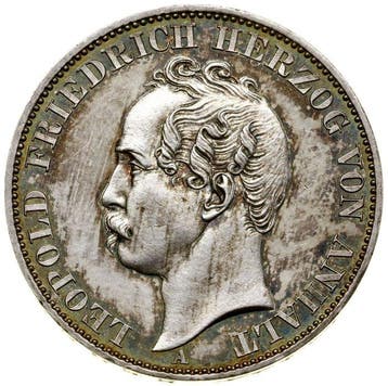 Duitsland, Anhalt-Dessau. Leopold IV Fryderyk (1817–1871). 1