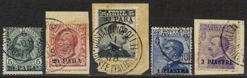 Levant (Italiaanse postkantoren van 1874 tot 1923) 1906/1922, Postzegels en Munten, Gestempeld