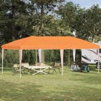 vidaXL Pop-up partytent 575 x 290 x 245 cm Oranje, Tuin en Terras, Partytenten, Verzenden, Nieuw, Partytent