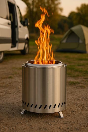 ZoSa™ Smokeless FirePit - 22cm Rookvrije vuurkorf, Verzenden, Nieuw, Vuurkorf