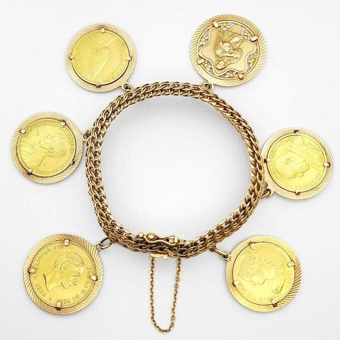 Armband - 18 karaat Geel goud, Sieraden, Tassen en Uiterlijk, Armbanden