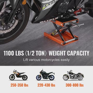 Motorlift Schaarheftafel 500kg - Robuuste Motorbok met Brede, Verzenden, Nieuw