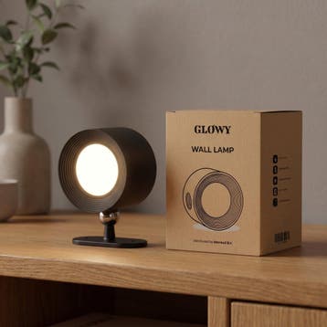 Glowy Wandlamp Oplaadbaar - LED Wandlamp Binnen - Draadloze, Ophalen of Verzenden, Nieuw