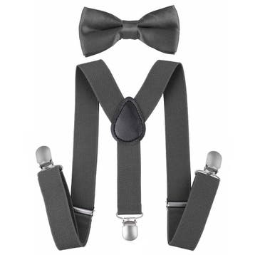 Fako Fashion - Kinder Bretels Met Vlinderstrik - 65cm -, Verzenden, Nieuw