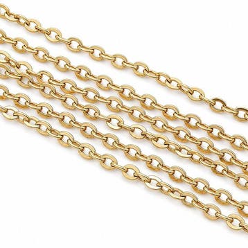 UnoAErre - Halsketting - 18 karaat Geel goud - Gemaakt in, Sieraden, Tassen en Uiterlijk, Nieuw