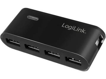 Veiling - LogiLink UA0085 4-Port Hub USB met voeding, Nieuw