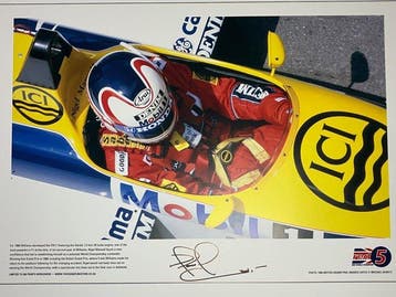 Williams - Nigel Mansell - 1986 - Print, Nieuw