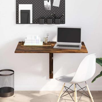 vidaXL Wandtafel inklapbaar 100x60x56 cm bewerkt hout, Verzenden, Nieuw