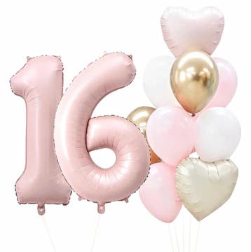 Its my 16 Birthday set met diadeem en sjerp, Verzenden, Nieuw, Versiering, Verjaardag