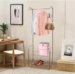 Metalen Kledingrek met Schoenenrek – Kapstok met Haken 57×30, Verzenden, Nieuw