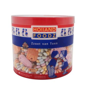 Holland Foodz Snoep Horloge 60st, Verzenden
