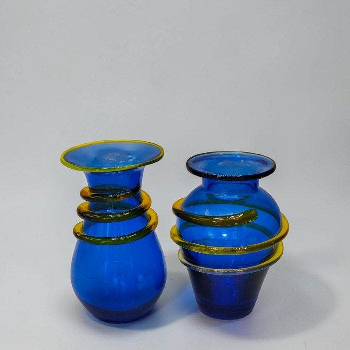 Murano Style - Vaas - Glas, Antiek en Kunst, Antiek | Glas en Kristal