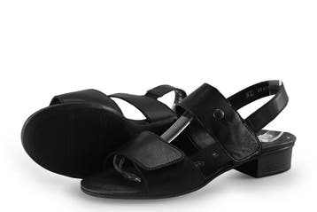 Remonte Sandalen in maat 41 Zwart, Verzenden, Zwart, Remonte, Sandalen of Muiltjes