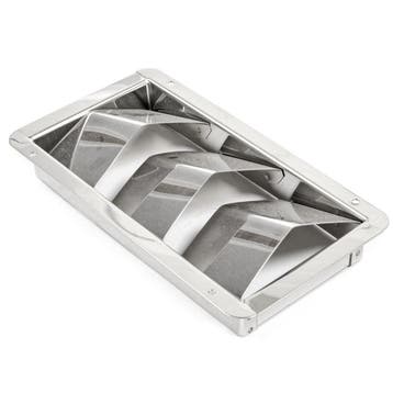 Ventilatierooster Rechthoekig 210x112mm Rvs, Watersport en Boten, Ophalen of Verzenden, Nieuw