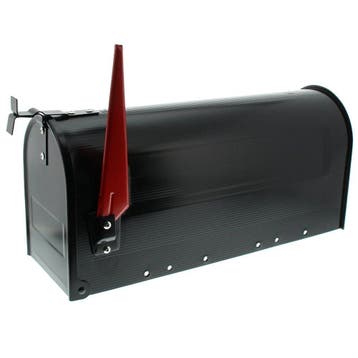G2 Amerikaanse brievenbus US Mailbox - aluminium zwart, Tuin en Terras, Brievenbussen, Verzenden, Nieuw