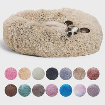 Luxe Ronde Hondenkussen - Extra Zacht & Warm Pluche Hondenso, Verzenden, Nieuw