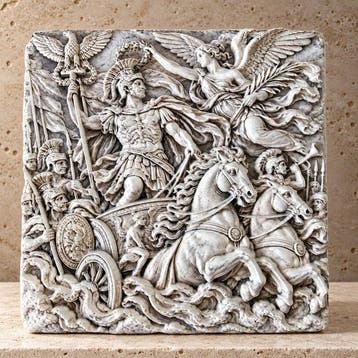 Klassieke Romeinse Triomfscène van een gevecht –