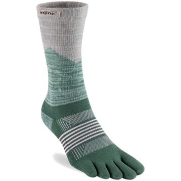 Injinji Womens Trail Midweight Crew  Groen/Grijs - 35-40, Verzenden, Nieuw, Kleding