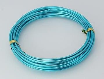 Aluminium draad 1,5mm dik, 6m per rol Turquoise, Ophalen of Verzenden, Nieuw, Draad