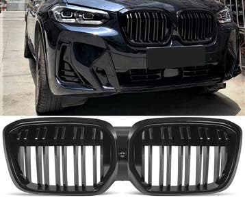 Grille Grille glans zwart geschikt voor BMW iX3 G08 LCI |