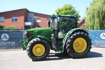 Veiling: Tractor John Deere 6155R Diesel 144kW 2016, Gebruikt, Meer dan 160 Pk, 5000 tot 7500, Ophalen