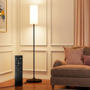 Glowy Vloerlamp - Dimbaar met Afstandsbediening - Staande, Ophalen of Verzenden, Zo goed als nieuw