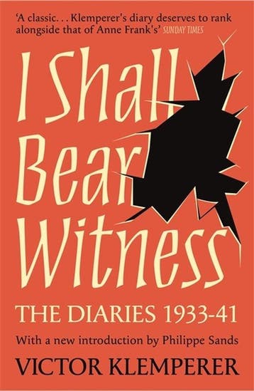 9781474623179 I Shall Bear Witness Victor Klemperer, Boeken, Verzenden, Nieuw, Victor Klemperer