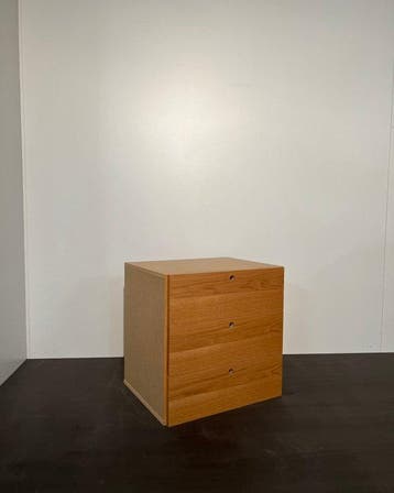 Ladekast (11) - MDF / Eiken Fineer - Eikenhouten ladekast